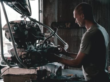 Mechanic at work